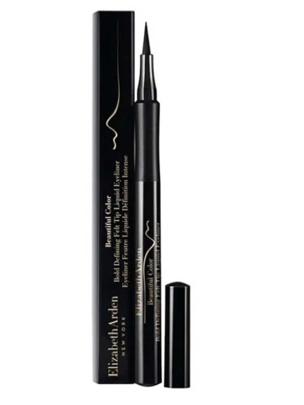 Elizabeth Arden Beautiful Color Bold Defining Felt Tip Liquid Eyeliner black